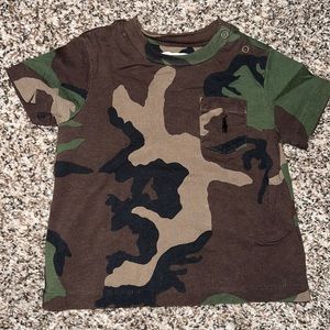 Camo Cotton Jersey Pocket Tee